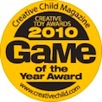 Creative Child Magazine 2010 Game of the Year Badge